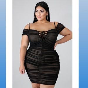 Plus size party dress